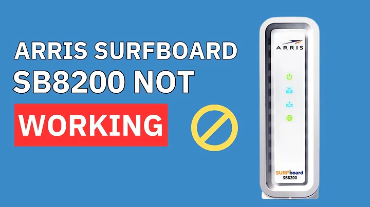 Arris Surfboard SB8200 Not Working
