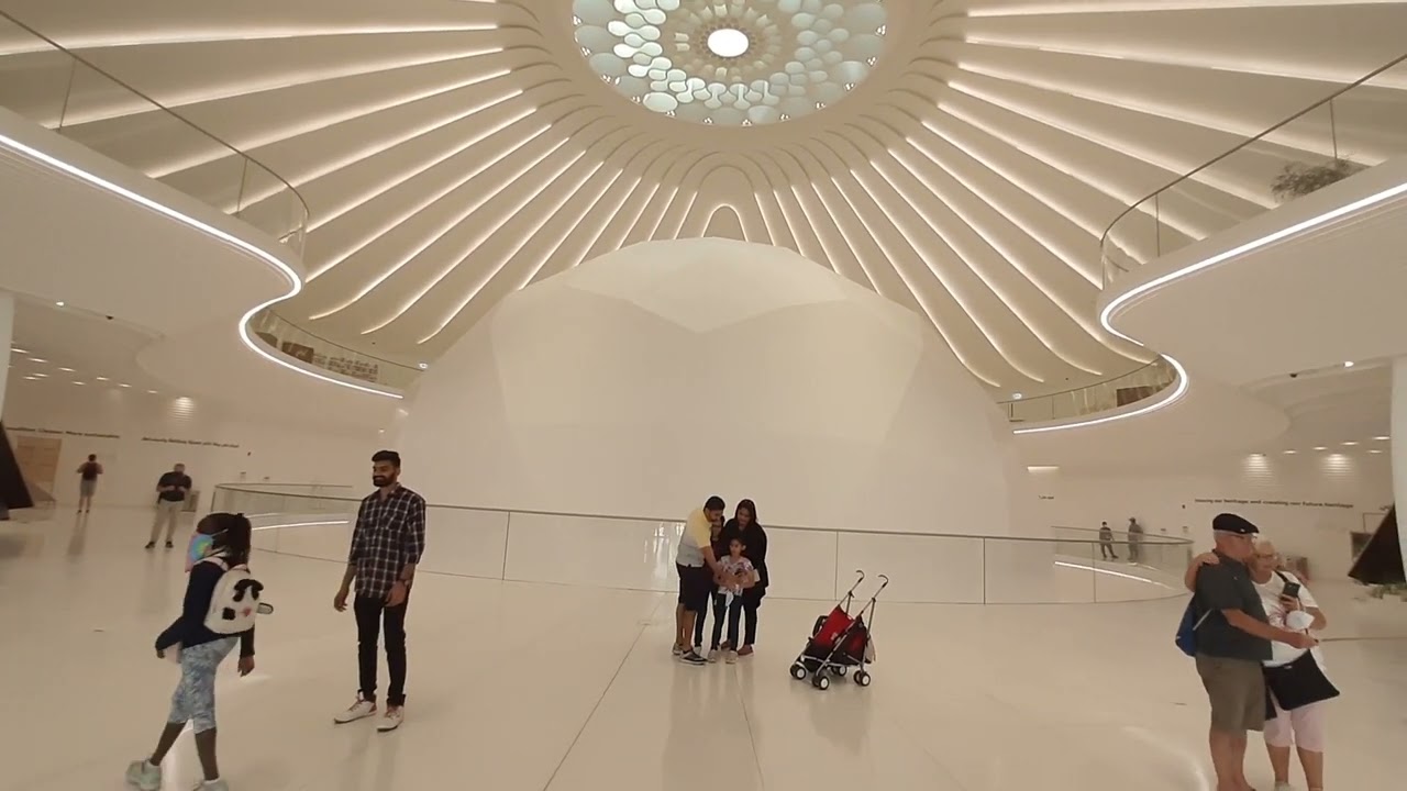 Modern architecture amazing interiors large space at Dubai expo 2020 UAE pavilion 