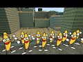 Trying to escape the banana nextbot horde in gmod 