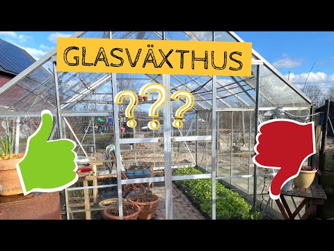 GLASVÄXTHUS - Fördelar och nackdelar med ett växthus i glas?