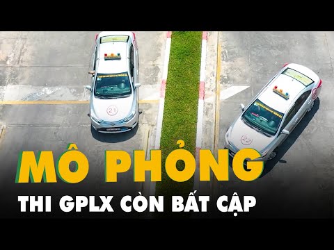 Video Áp dụng phần mềm mô phỏng thi GPLX còn chậm, nhiều bất... - YouTube