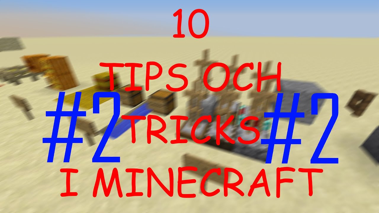 Minecraft - 10 tips och tricks på svenska #2 - YouTube