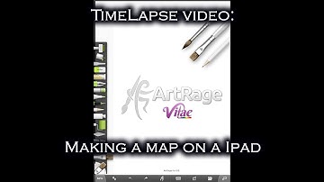 Time-lapse: Making a fantasy map on the I-Pad using ArtRage Vitae.