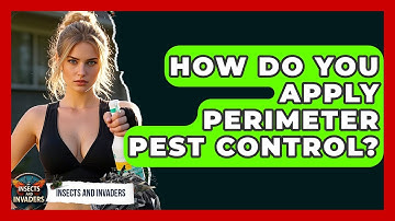 How Do You Apply Perimeter Pest Control? - Insects and Invaders