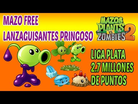 PLANTS VS ZOMBIES 2 - MAZO FREE LANZAGUISANTES PRINGOSO - PVZ 2 - YouTube