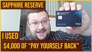 Chase Sapphire Reserve | Pay Yourself Back Review
