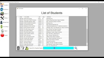 Enrollment and Billing System in VB NET and MySQL Database DEMO