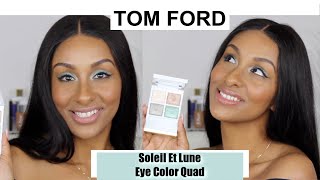 TOM FORD Soleil Et Lune Eye Color Quad WINTER ❄️ 2019 SOLEIL NEIGE Collection | Mo Makeup Mo Beauty