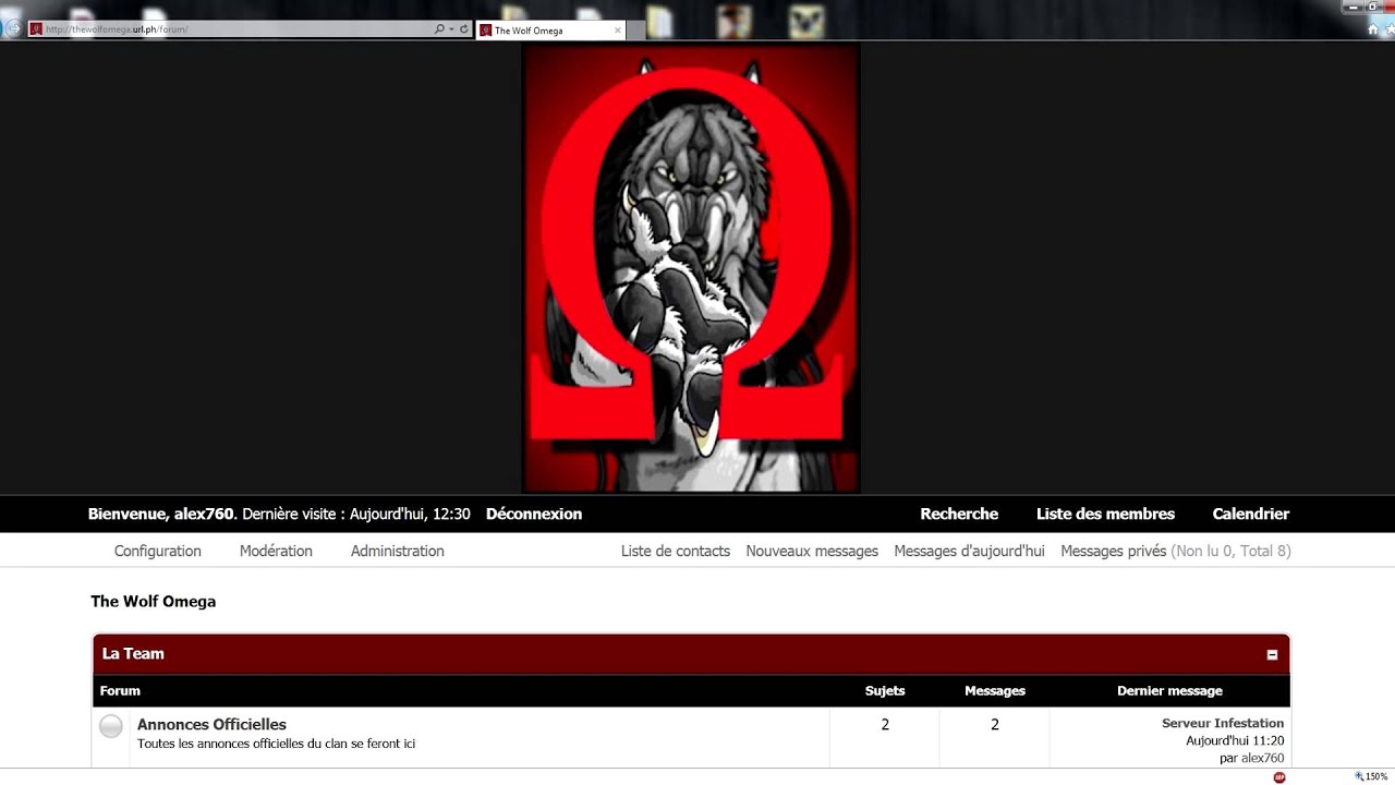 bref j'ai decouvert le clan The Wolf Omega