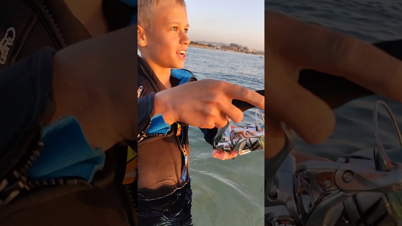 Супер дальний заброс в море. 