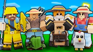 The ULTIMATE FARMERS Squad In Roblox Bedwars!