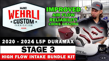 WCFab 2020 - 2025 L5P Duramax Stage 3 High Flow Intake Bundle Kit
