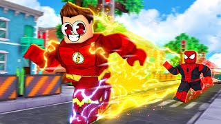 BECOMING WORLD'S FASTEST SUPERHERO In TYCOON ROBLOX...