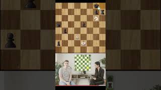 Chess Grandmasters Solve Puzzle in 10 Seconds!😎#chess #hikaru #viral #magnuscarlsen #shortfeed