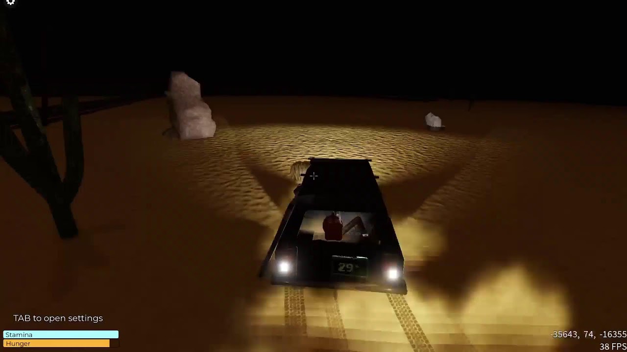 Playing a desrt on roblox!!