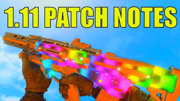 *NEW* COD BO4 1.11 UPDATE PATCH NOTES! - ZERO NERF, BLACKOUT UPDATES + MORE! (1.11 UPDATE COD BO4)
