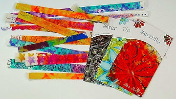Ephemera - Washi and Mandalas- Part 4 of 5 with Barb Owen - HowToGetCreative.com