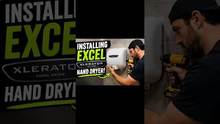 Installing an Excel Xlerator Hand Dryer #handdryer #bluecollar #ServiceCall #explore #shortsfeed
