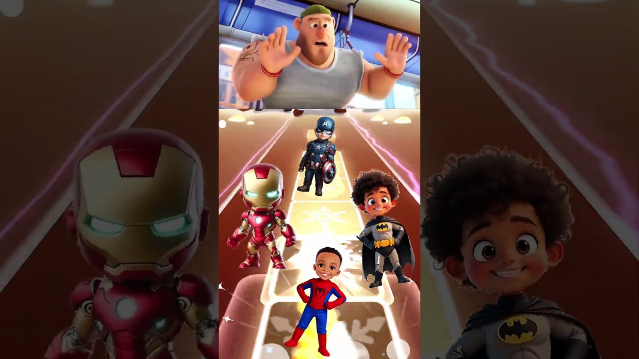 Superhero Kids Dance Battle × Tiles Hop WOWS