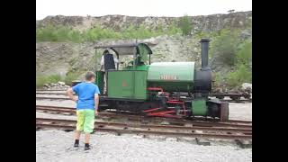 SIRTOM Mining Train at Threlkeld Quarry | 5 August 2014 | Quarry Railway Footage #trainspotting