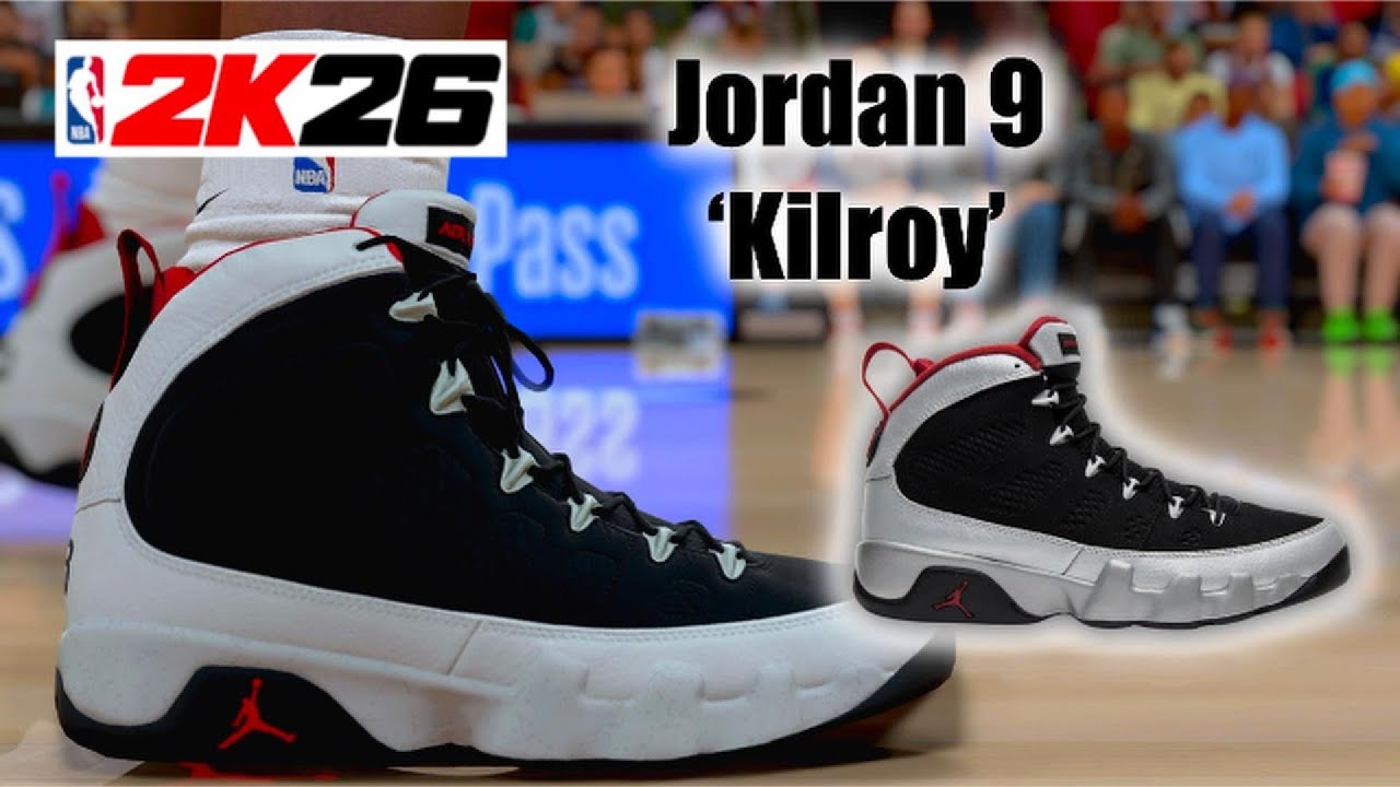 NBA 2K26 Shoe Creator - Jordan 9 Johnny Kilroy