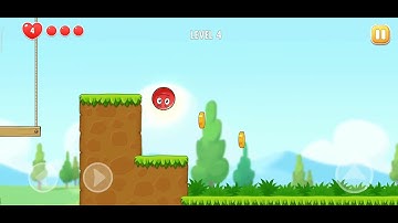 Bounce ball game video level 4