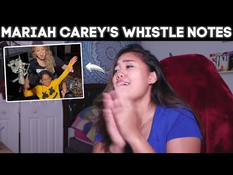 CRAZY WHISTLE NOTES "In The Mix" by Mariah Carey?
