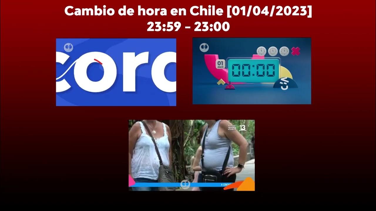Cambio de hora en Chile [01/04/2023] YouTube