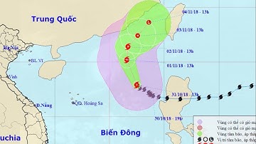 Bão số 7 suy yếu thành áp thấp nhiệt đới