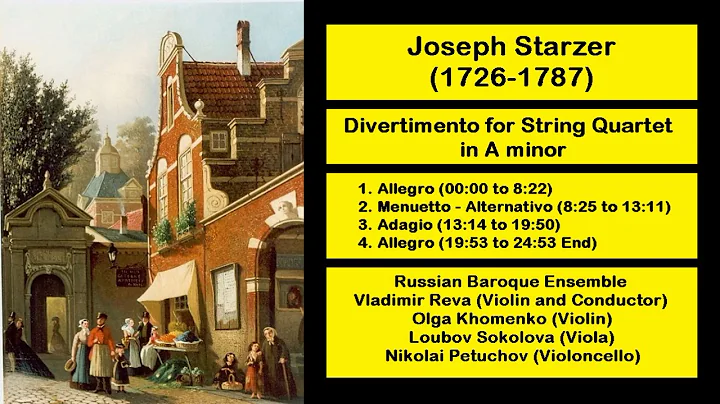 Joseph Starzer (1726-1787) - Divertimento for Stri...