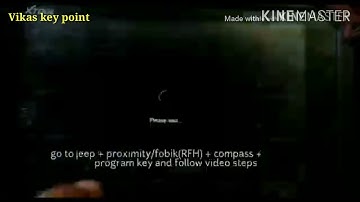 Jeep compass smart key programming by x100pad2