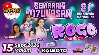 🔴LIVE SHOW ROGO MUSIC KALIBOTO TAROKAN KEDIRI POWERED BY PELANGI' AUDIO X AL LIGHTING