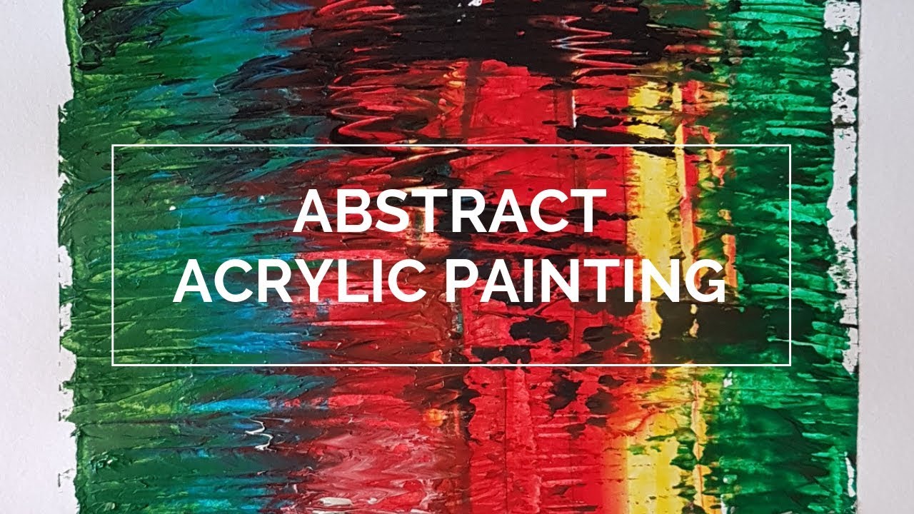 ACRYLIC PAINTING II ABSTRACT ART II TIME-LAPSE PAINTING - YouTube