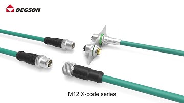 Circular connector-M12 X code series