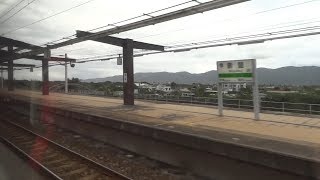 301次自強號(DR3100)壽豐站(高架)1B月台通過(西正線高速)