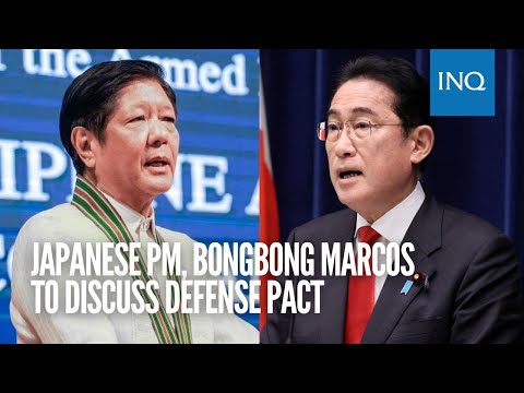 Japanese PM, Bongbong Marcos to discuss defense pact