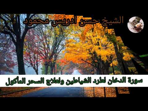 سورة الدخان لطرد الشياطين ولعلاج السحر المأكول بصوت الشيخ حسن ادريس
