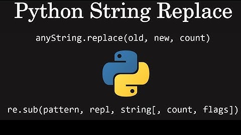 replace string in python
