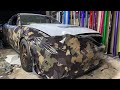 Camo Wrapping A 650HP Shelby Cobra GT500 | Real Time How To Guide