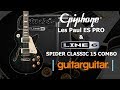 Epiphone les paul espro trans black  spider classic 15 combo