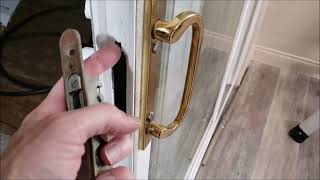 DIY Landlord: Simple Fix for Old Obsolete Broken Sliding Glass Door Handle and Lock screenshot 5