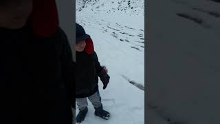 Davutlar Dağında Kar Vakti