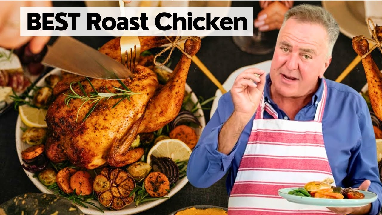 Roast Chicken Dinner GF Mushroom Stuffing & Gravy YouTube