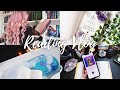 READING VLOG! 📖 🥀cozy evening read with me/book mail/&amp;more!