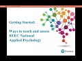 Getting Started: BTEC Level 3 Applied Psychology