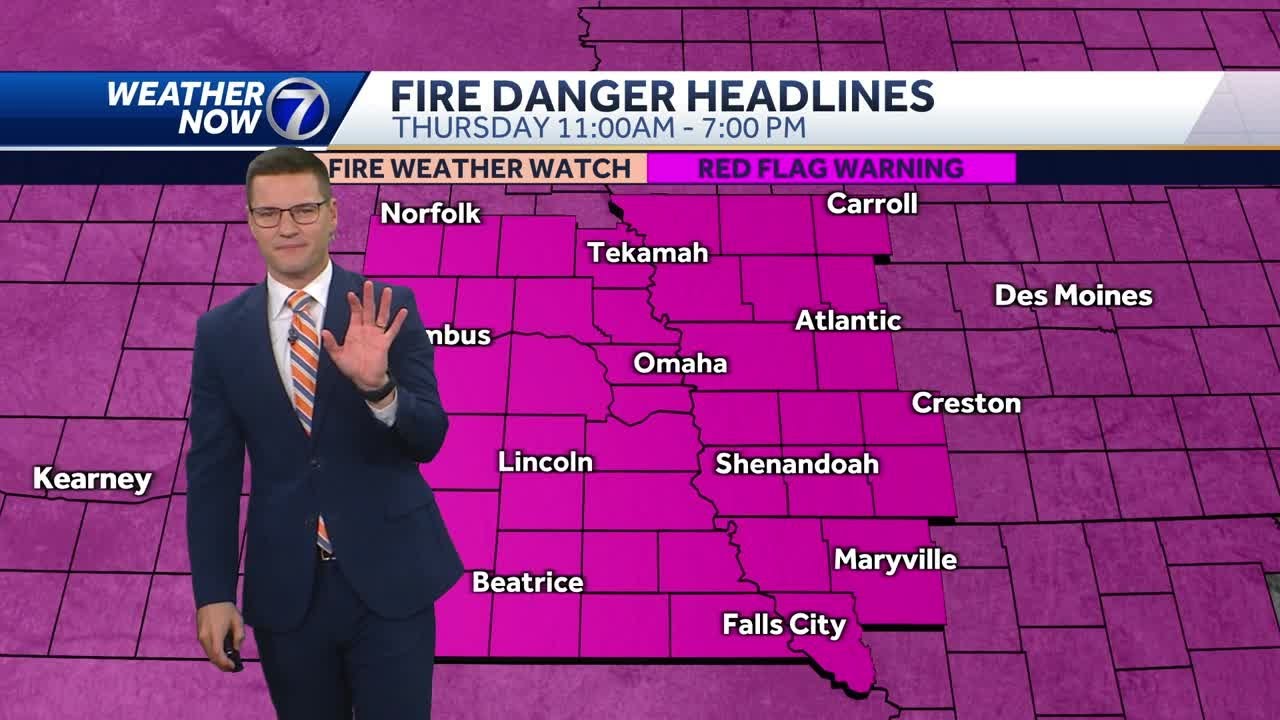 Windy, very high fire danger Thursday - YouTube