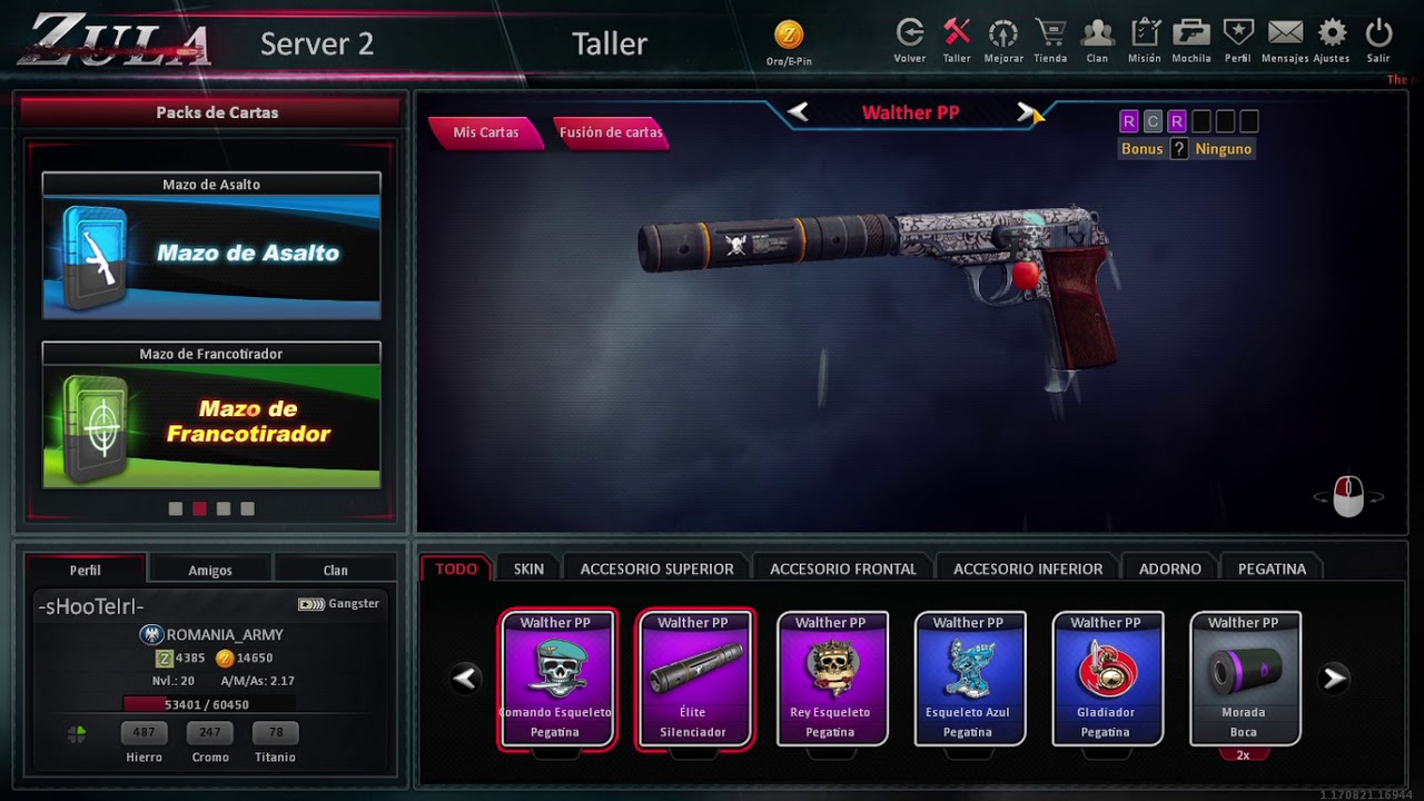 INVENTORY ZULA LEGENDARY for my friend -ieNci-