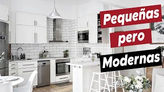 10 Ideas para Cocinas Pequeñas pero Modernas que te inspirarán 💡💡 Decoración 2020