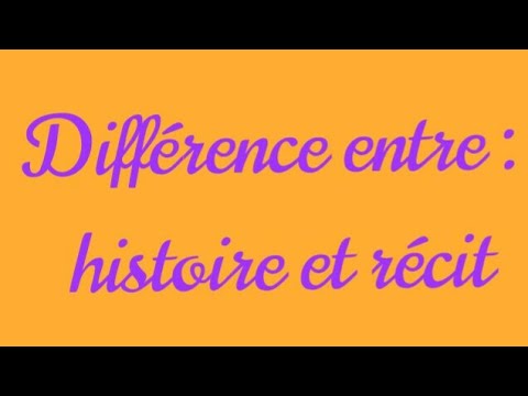 Vidéo: Différence Entre Histoire Et Histoire