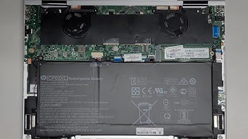 HP Spectre x360 Convertible 13-ae0xx Disassembly SSD Hard Drive Upgrade Battery Replacement Repair